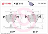 Brembo OE Prem LowMet Pads (Front) - BMW by Brembo P06073-BRE