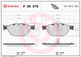 Brembo OE Prem LowMet Pads (Front) - BMW by Brembo P06076-BRE