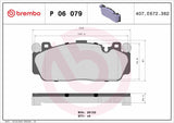 Brembo OE LowMet Brake Pads (Front) - BMW by Brembo P06079-BRE