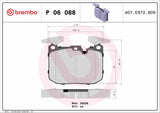 Brembo OE Prem LowMet Equivalent Pads (Front) - BMW by Brembo P06088-BRE