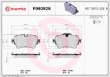 Brembo OE Prem NAO Ceramic Pads (Front) - MINI by Brembo P06092N-BRE
