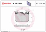 Brembo OE Prem LowMet Pads (Front) - BMW by Brembo P06096-BRE
