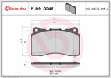 Brembo OE EVPads BrakePads - 12-21 Tesla S by Brembo P09004E-BRE