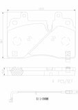 Brembo OE PRIME LowMet Brake Pads (Front) - 19-20 Cadillac CT6/20-21 Chevy Corvette by Brembo P09026-BRE