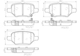 Brembo OE Prem NAO Ceramic Pads (Rear) - 18-19 Buick Encore/18-19 Chevy Trax by Brembo P10079N-BRE