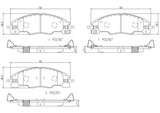 Brembo OE Prem NAO Ceramic Pads (Front) - 08-11 Ford Focus by Brembo P24163N-BRE