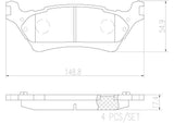 Brembo OE Prem NAO Ceramic Pads (Rear) - 12-18 Ford F-150 by Brembo P24168N-BRE