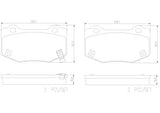 Brembo OE PRIME LowMet Brake Pads (Rear) - 15-22 Ford Mustang by Brembo P24239-BRE