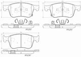 Brembo OE Prem NAO Ceramic Pads (Front) - 18-20 Honda Accord/2022 Civic by Brembo P28104N-BRE