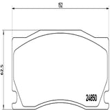 Brembo OE Prem LowMet Pads (Front) - 08-09 Jaguar XKR by Brembo P36023-BRE