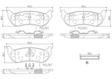 Brembo OE Prem NAO Ceramic Pads (Rear) - 2003 Jeep Liberty/03-05 Wrangler by Brembo P37013N-BRE