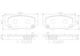 Brembo OE Prem NAO Ceramic Pads (Rear) - 15-17 Chrysler 200/14-20 Jeep Cherokee by Brembo P37020N-BRE
