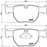 Brembo OE Prem LowMet Pads (Front) - 03-05 Land Rover Range Rover by Brembo P44012-BRE
