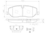 Brembo OE Prem NAO Ceramic Pads (Front) - 05-09 Land Rover LR3/06-09 Range Rover by Brembo P44014N-BRE