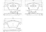 Brembo OE Prem NAO Ceramic Pads (Front) - 06-07 Mazda 6 by Brembo P49038N-BRE