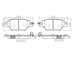 Brembo OE Prem NAO Ceramic Pads (Rear) - 16-19 Mazda CX-9 by Brembo P49062N-BRE
