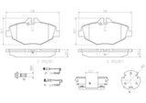 Brembo OE Prem NAO Ceramic Pads (Front) - Mercedes by Brembo P50049N-BRE