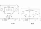 Brembo OE Prem NAO Ceramic Pads (Rear) - Mercedes by Brembo P50104N-BRE