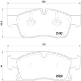 Brembo OE Prem LowMet Pads (Front) - Mercedes by Brembo P50108-BRE