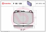 Brembo OE Prem LowMet Pads (Front) - Mercedes by Brembo P50120-BRE