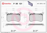 Brembo OE Prem LowMet Pads (Front) - Mercedes by Brembo P50121-BRE