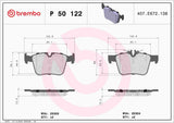 Brembo OE Prem LowMet Equivalent Pads (Rear) - Mercedes by Brembo P50122-BRE
