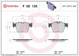 Brembo OE Prem LowMet Pads (Rear) - Mercedes by Brembo P50133-BRE