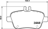 Brembo OE Prem LowMet Pads (Rear) - Mercedes by Brembo P50135-BRE