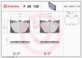 Brembo OE Prem LowMet Pads (Front) - Mercedes by Brembo P50139-BRE