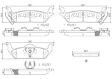 Brembo OE Prem NAO Ceramic Pads (Rear) - 04-12 Ford F-150/06-08 Lincoln Mark LT by Brembo P56091N-BRE