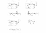 Brembo OE PRIME LowMet Brake Pads (Rear) - 20-24 Nissan Sentra by Brembo P56133-BRE