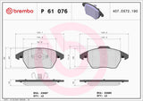 Brembo OE PRIME LowMet Brake Pads (Front) - VW by Brembo P61076-BRE