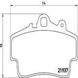 Brembo OE Prem LowMet Pads (Front) - Porsche by Brembo P65007-BRE