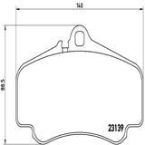 Brembo OE Prem LowMet Pads (Front) - Porsche by Brembo P65011-BRE