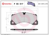 Brembo OE Prem LowMet Pads (Front) - Porsche by Brembo P65017-BRE