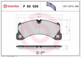 Brembo OE Prem LowMet Pads (Front) - Porsche by Brembo P65026-BRE