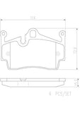 Brembo OE Prem NAO Ceramic Pads (Rear) - Porsche by Brembo P65028N-BRE