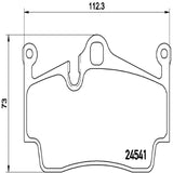 Brembo OE Prem LowMet Pads (Rear) - Porsche by Brembo P65028-BRE