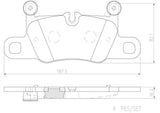 Brembo OE Prem NAO Ceramic Pads (Rear) - Porsche by Brembo P65031N-BRE