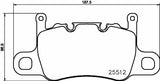 Brembo OE Prem LowMet Pads (Rear) - Porsche by Brembo P65037-BRE