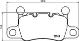 Brembo OE LowMet Brake Pads (Rear) - Porsche by Brembo P65038-BRE
