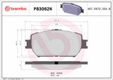 Brembo OE Prem NAO Ceramic Pads (Front) - 2006 Lexus GS300/09-15 IS250/02-06 Toyota Camry by Brembo P83062N-BRE