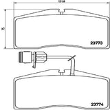Brembo OE Prem LowMet Equivalent Pads (Front) - Audi by Brembo P85053-BRE