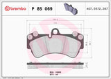 Brembo OE Prem LowMet Pads (Front) - VW / Porsche by Brembo P85069-BRE