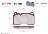 Brembo OE Prem NAO Ceramic Equivalent Pads (Front) - Audi by Brembo P85133N-BRE