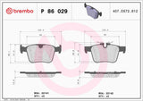 Brembo OE Prem LowMet Pads (Rear) - 18-20 Jaguar E-Pace by Brembo P86029-BRE