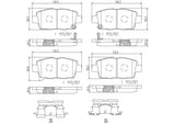 Brembo OE Prem NAO Ceramic Pads (Front) - 05-06 Scion xA/05-06 xB by Brembo P99004N-BRE