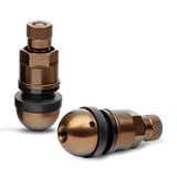 Apex Low Profile Metal Valve Stems (Huf-TPMS Compatible) by Apex Wheels HW-APX-VALVE-HC-BZ