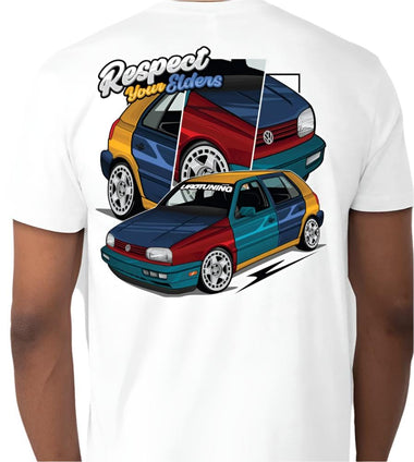 UroTuning "Respect Your Elders" VW Mk3 Harlequin by UroTuning Swag
