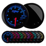 GlowShift Gauges Elite 10 Color 30 PSI Boost/Vacuum Gauge GS-ET01